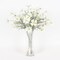 2 Pcs Artificial Fake Flowers Plants Cosmos Silk Flower Arrangements Wedding Bouquets Decorations Plastic Floral Table Centerpieces for Home Kitchen Garden Party Decor Approx 23.6'' High - White